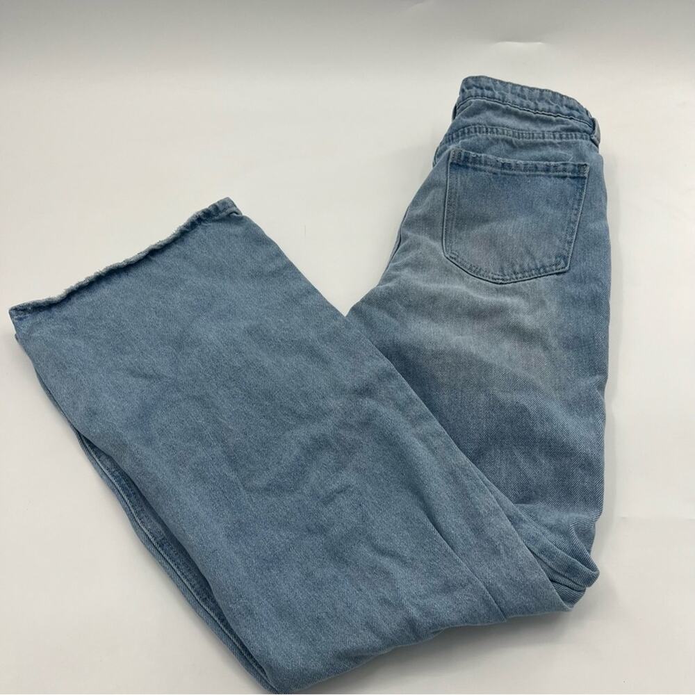 BP. Women’s High Waisted Wide Leg Light Wash Jeans